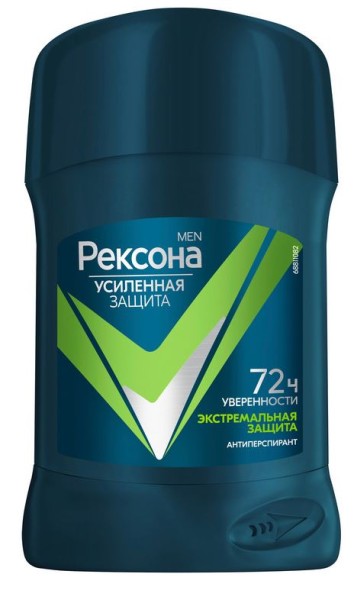 Изображение товара Антиперспирант Rexona Men стик Экстремальная защита 50мл Антиперспирант Rexona Men стик Экстремальная защита 50мл фотография
