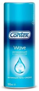 Интимный гель-смазка Contex Wave увлажняющий с пантенолом, 100 мл