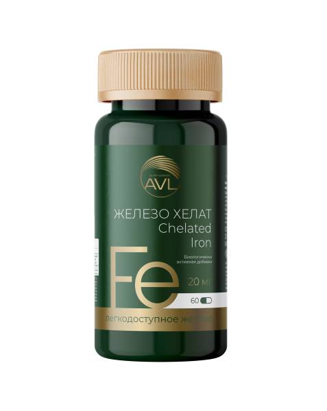 Железо Хелат Алтайвитамины 60 капсул фотография
