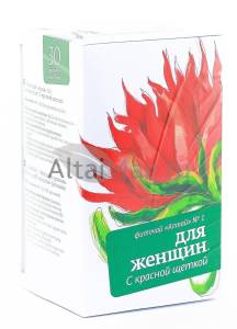Фиточай Алтай №1 Для женщин. С красной щеткой