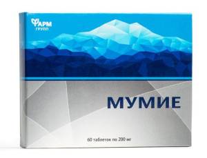 Мумие, 60 таблеток х 200 мг