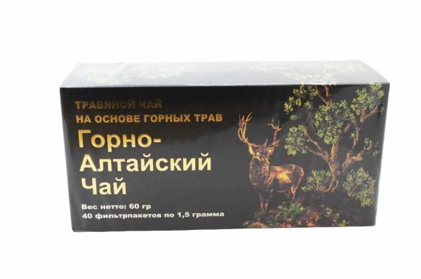 Изображение товара Чай горно-алтайский (зеленый) Нарине 40 пакетиков Чай горно-алтайский (зеленый) Нарине 40 пакетиков фотография