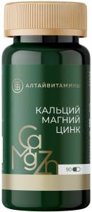 Кальций Магний Цинк Алтайвитамины 90 капсул