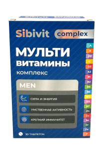 Мультивитаминный комплекс Sibivit для мужчин Фармгрупп 30 таблеток